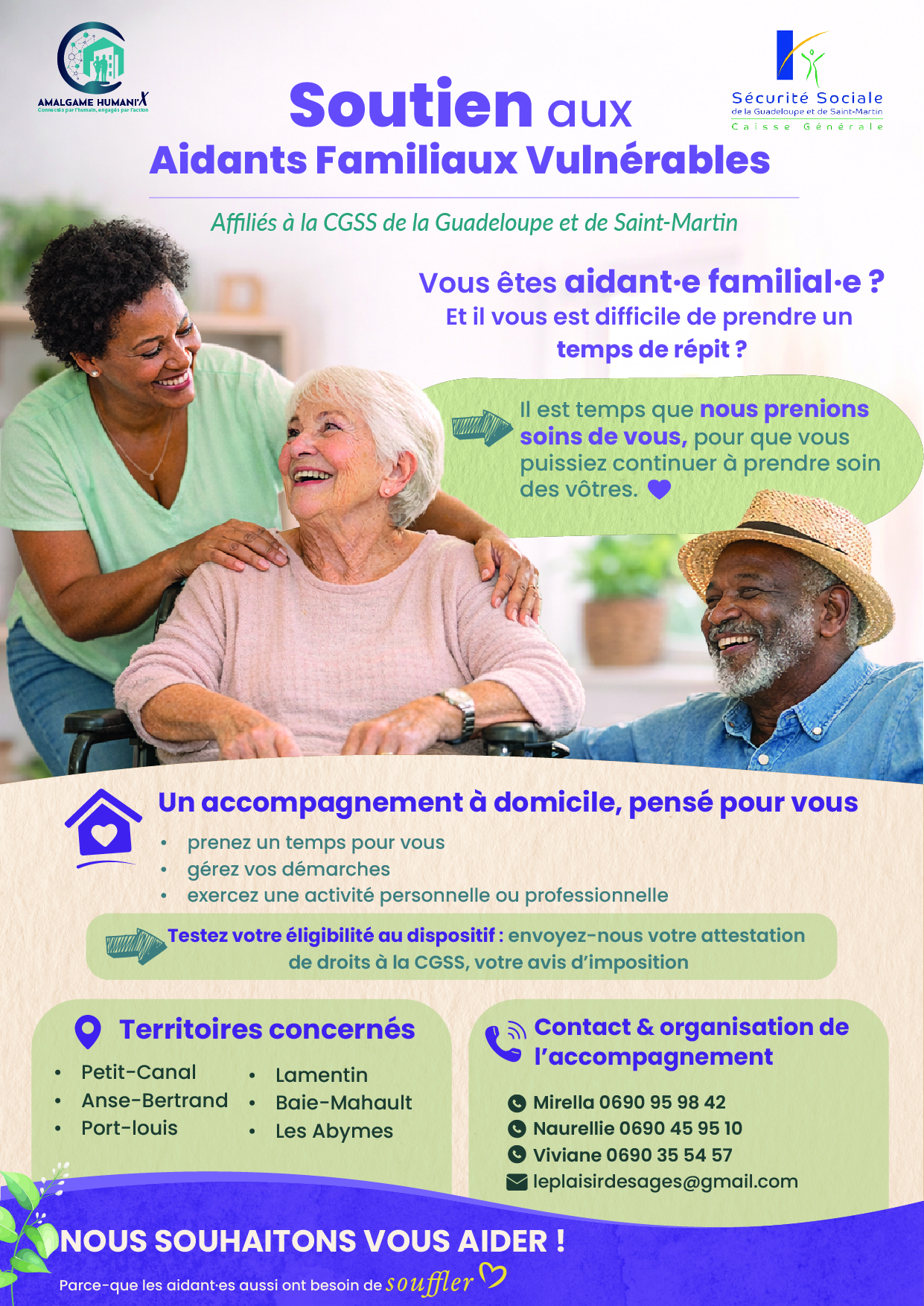 Dispositif CGSS – Soutien aux aidants familiaux